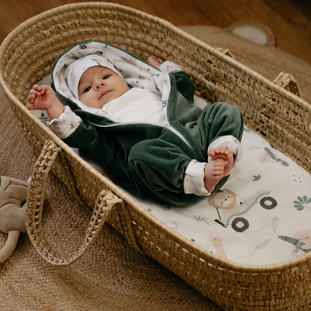 Spannbettlaken für Babywanne/Moseskorb Safari image 5